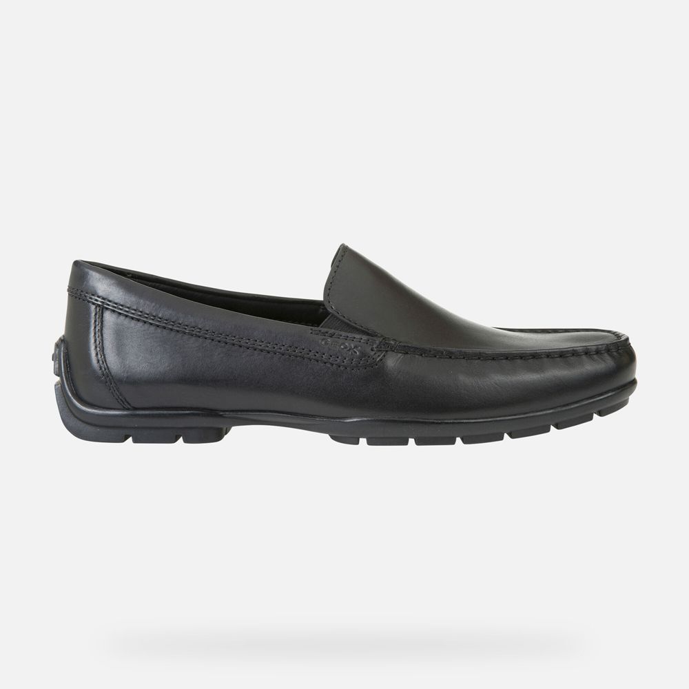 Geox Loafers Black Moner 2Fit Wide - Geox Mens Shoes - SIVQAW074